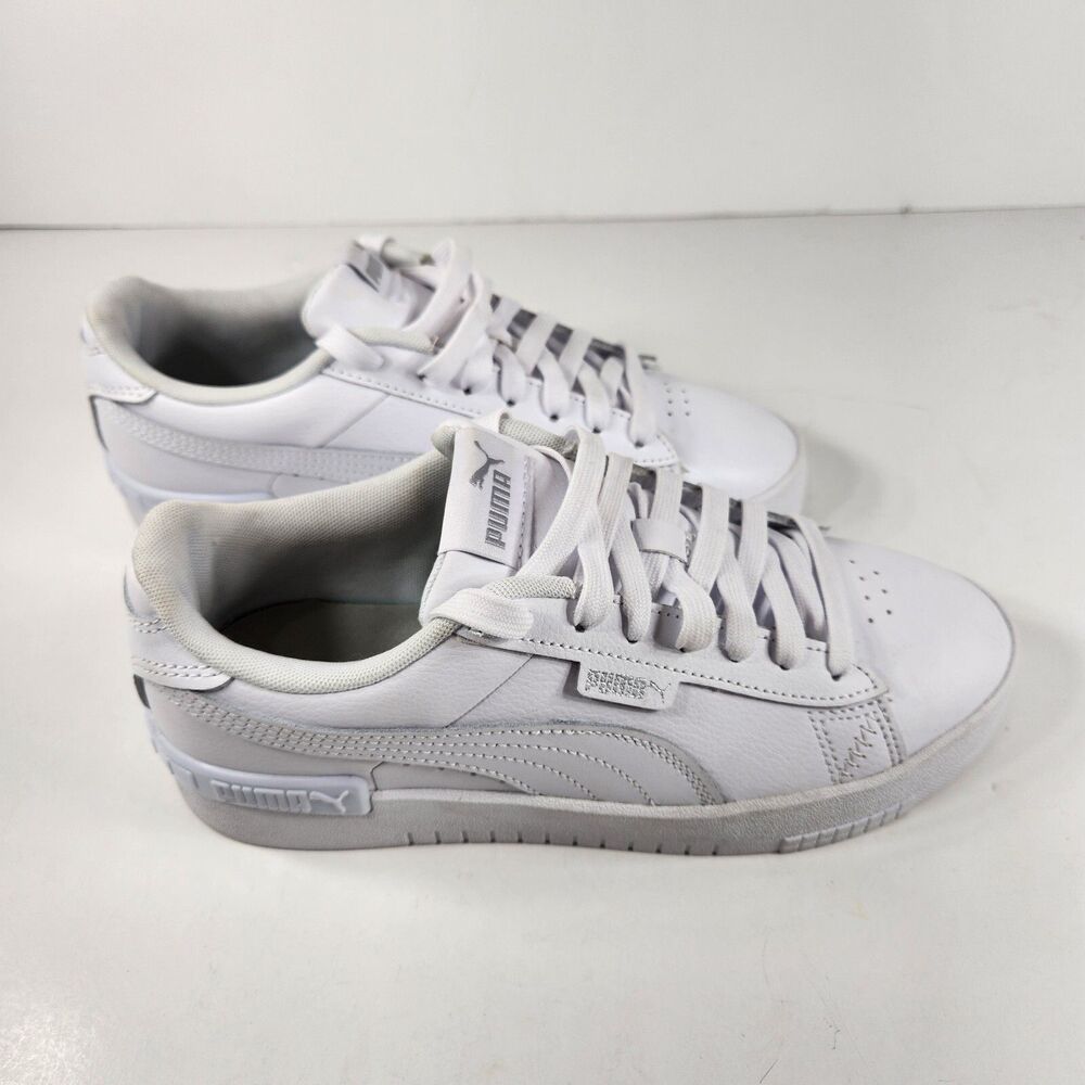Puma Jada Renew Pop Up Metallics Lace Up  Womens Size 7C White Sneakers